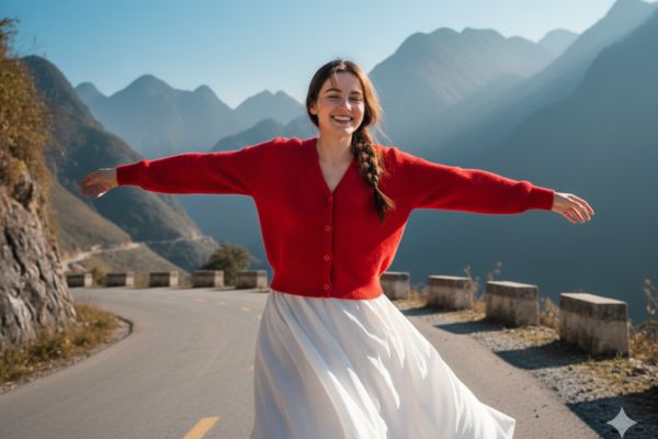 Tự do tại đèo Mã Pí Lèng