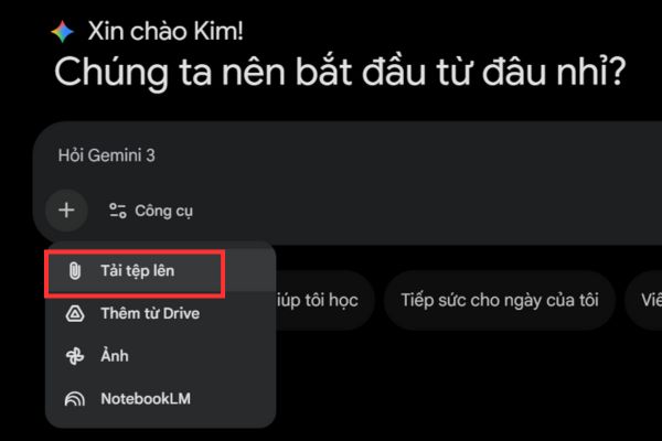 Nhập lệnh tạo kiểu tóc